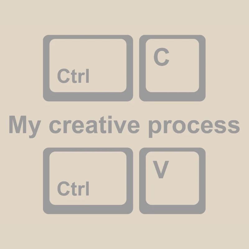 Copy Paste Shirt – Funny Coder & Designer Tee