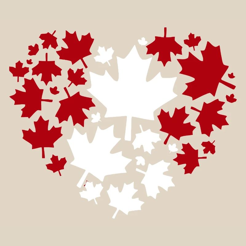 Maple Leaf Heart Pattern