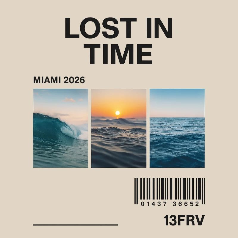 Verlorene Zeit: Miami Waves Triptychon