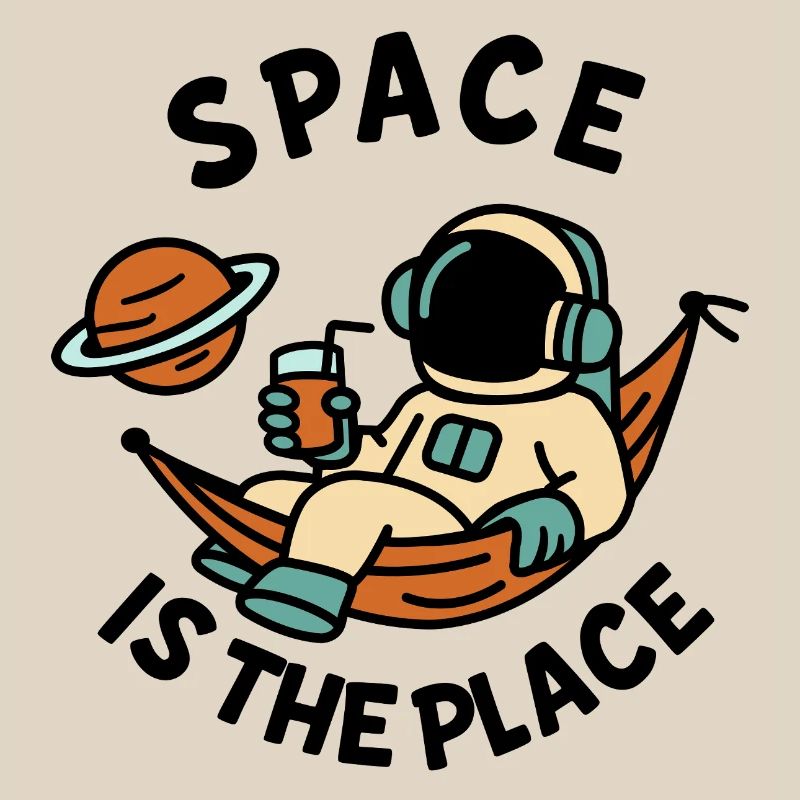 Explorer de l’espace astronaute design relaxant