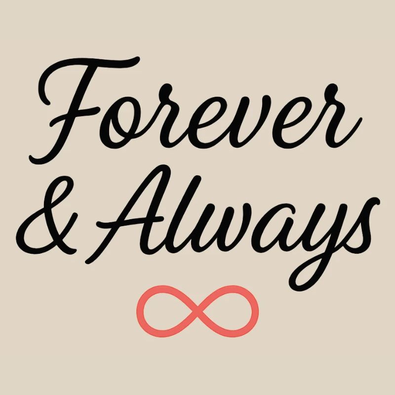 Conception de typographie de symbole de l’infini éternel