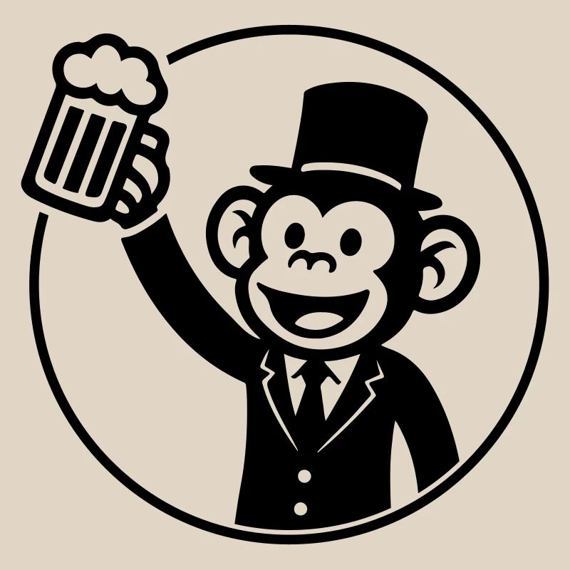Monkey Groom Bachelor Beer