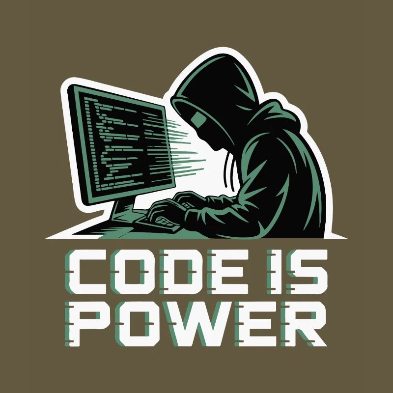 Cyber Hacker Code Infinity Design