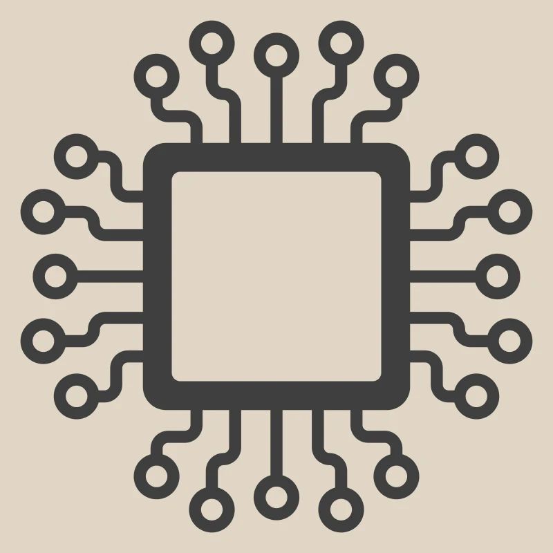 Microchip Circuit Icon Logo