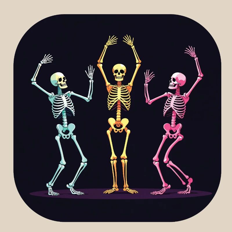 Halloween Skeleton Dancer Dancing