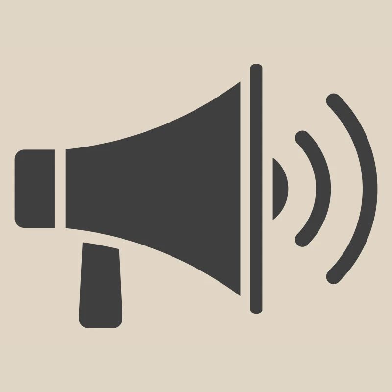 Conception d’icône de mégaphone