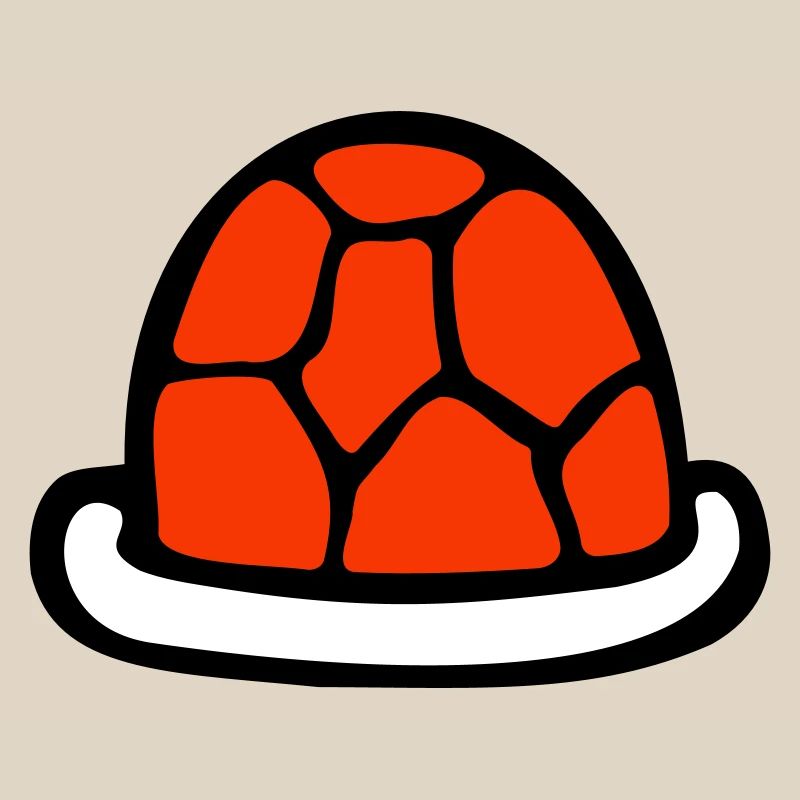 Turtle shell without turtle cute shell