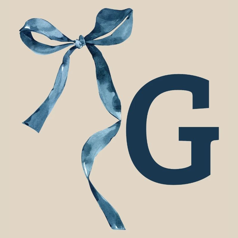Monogramme g idée cadeau 