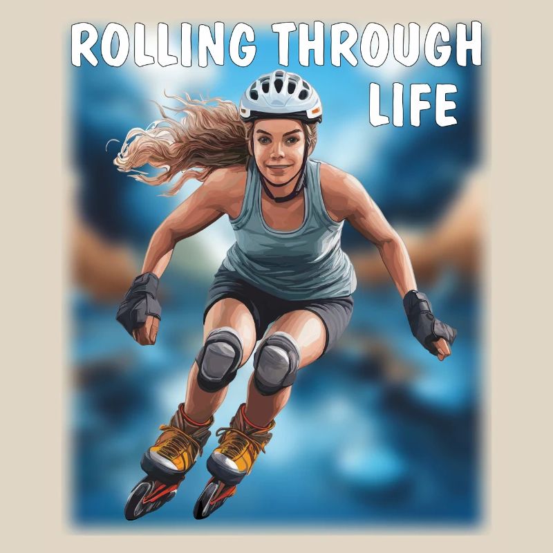 WOMEN'S ROLLER SKATES ROLLING THROUGH LIFE