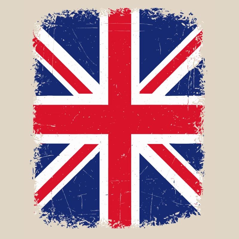 Distressed Union Jack Graphic