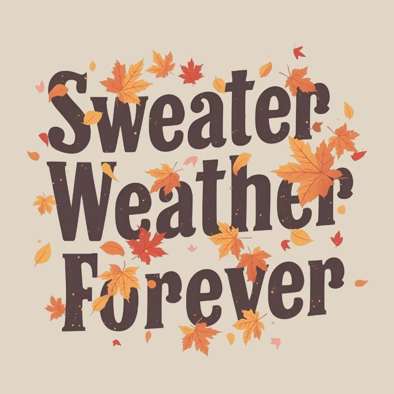 Pull Météo Pour Forever Automne Design