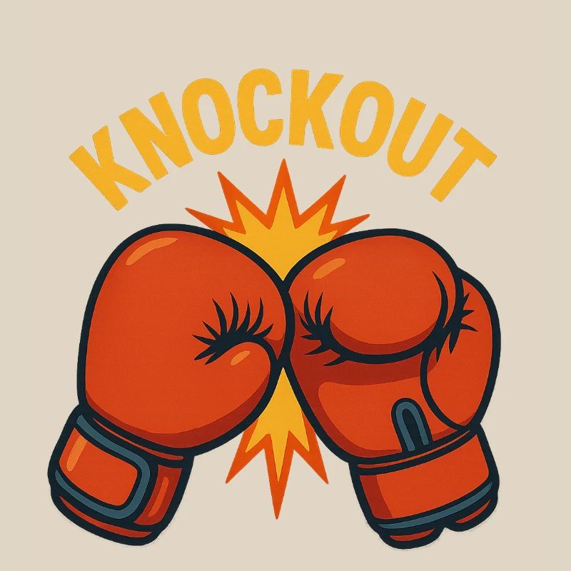 Knockout – Boxhandschuh Comic