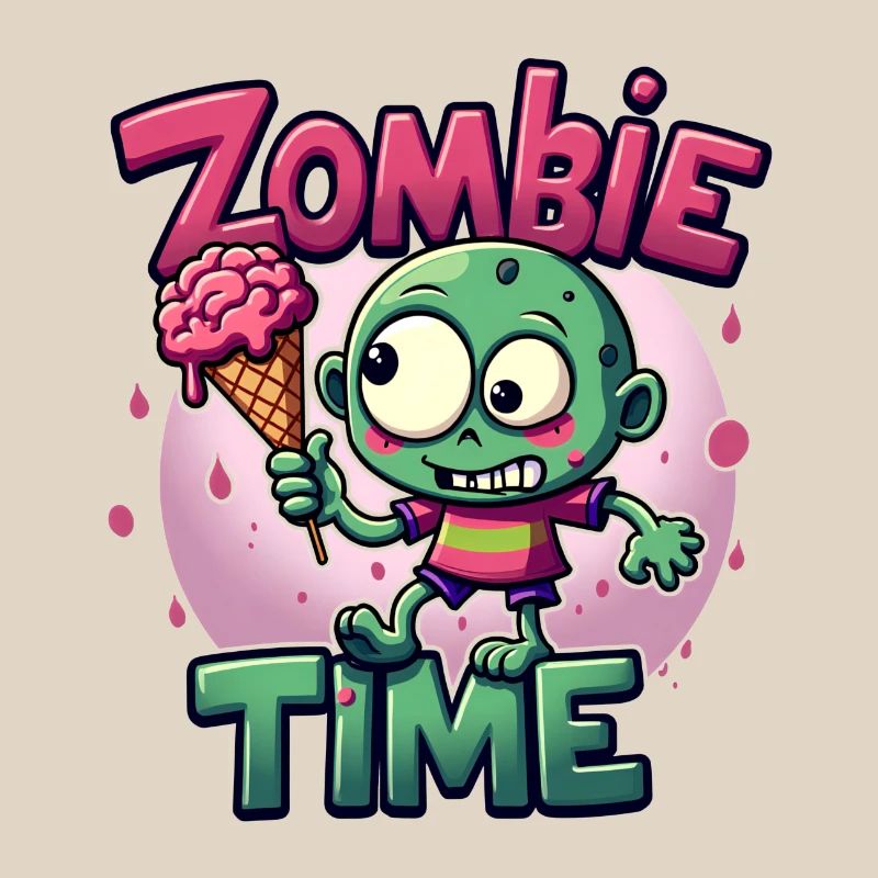 Zombie Time Eiscreme Comic