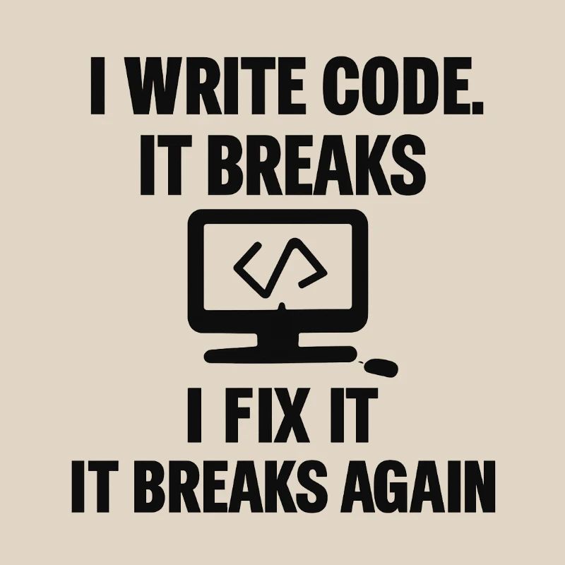 I Write Code – Funny Programmer T-Shirt