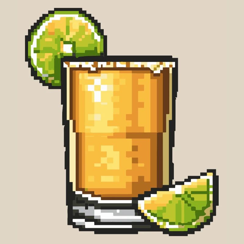 Whisky Pixel Cocktail Lime