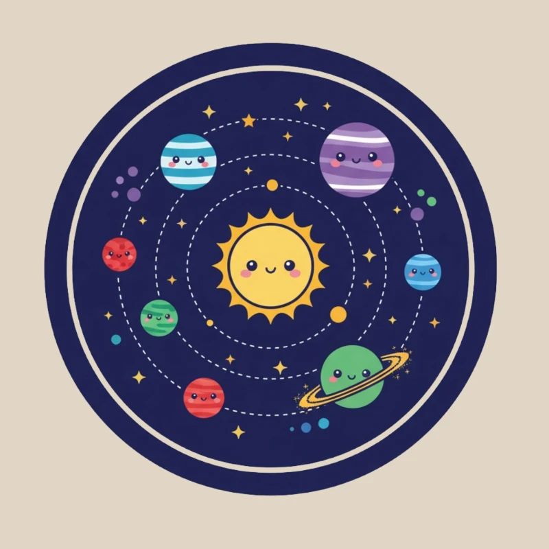 Conception joyeuse du système solaire