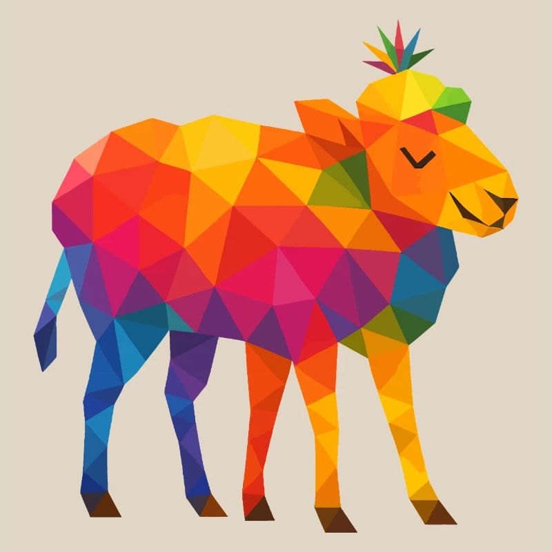Rainbow Ship with 5 legs