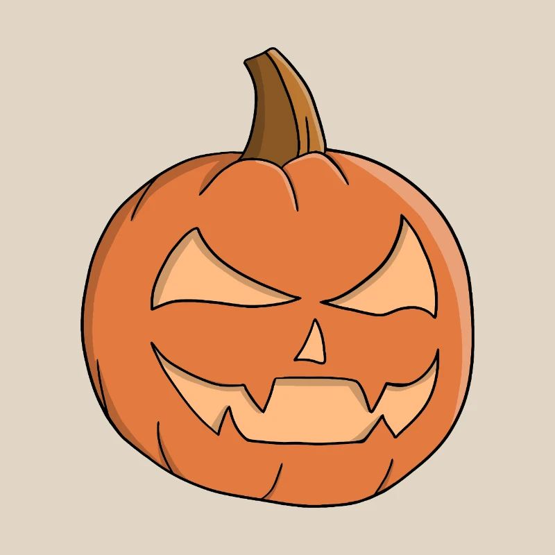 Midnight Jack-O-Lantern Grin