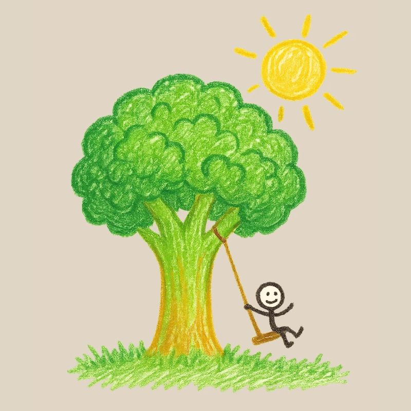Broccoli Tree Swingin’ Days