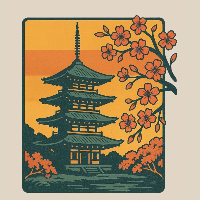 Japanischer Tempel