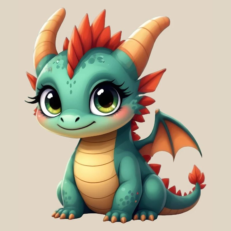 Mignon bébé dragon