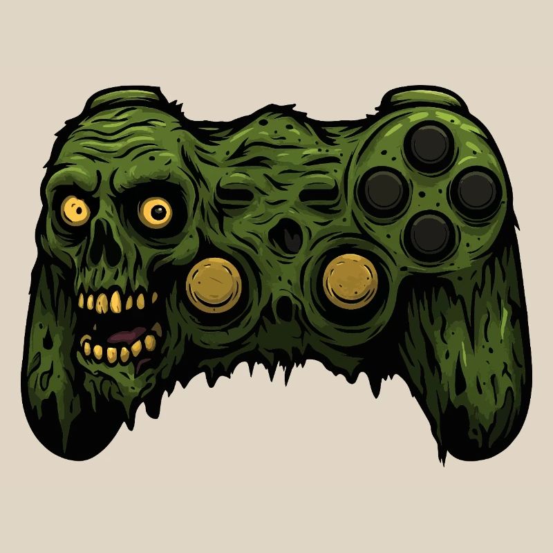 Zombie Controller Grunge Tee