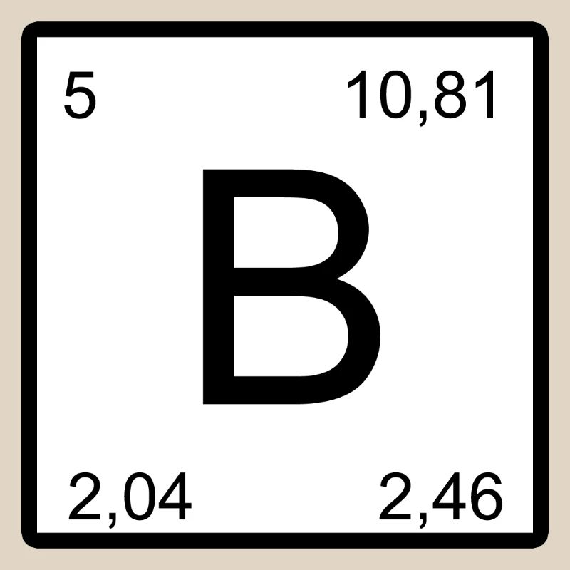 B Élément Numéro Art Bor