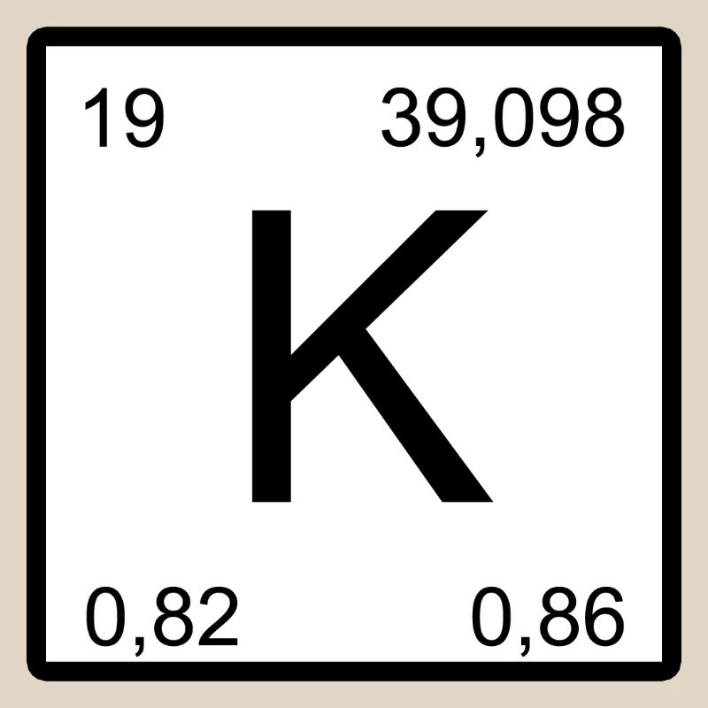 Potassium K Element Minimal Chemistry