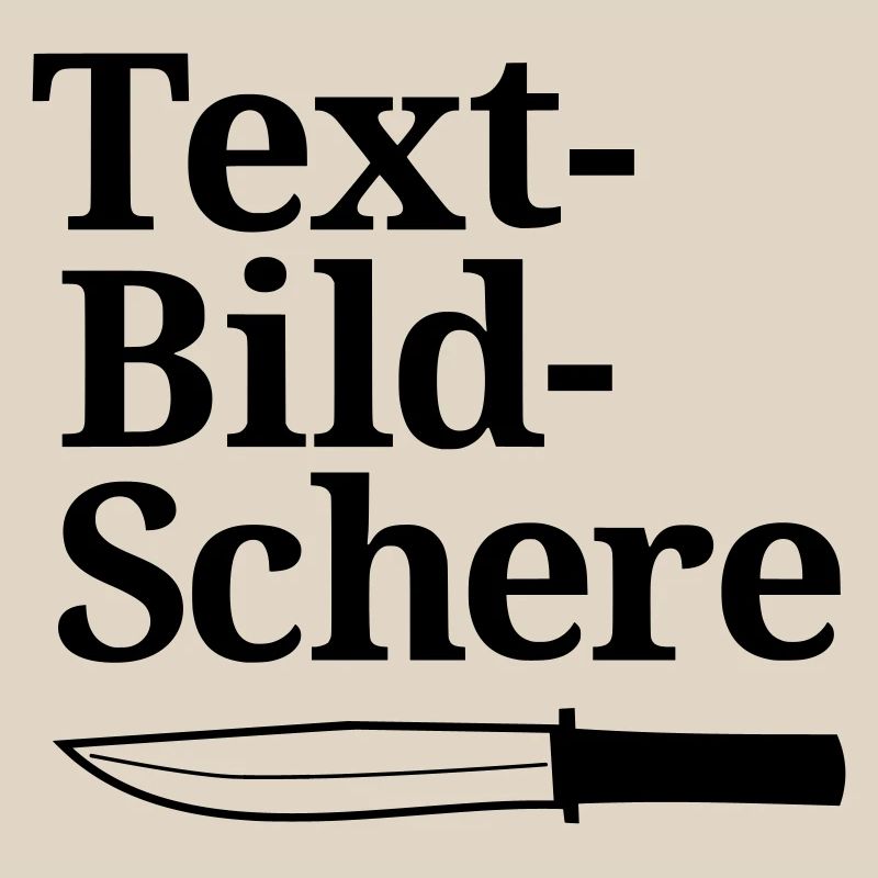 Text-Bild-Schere