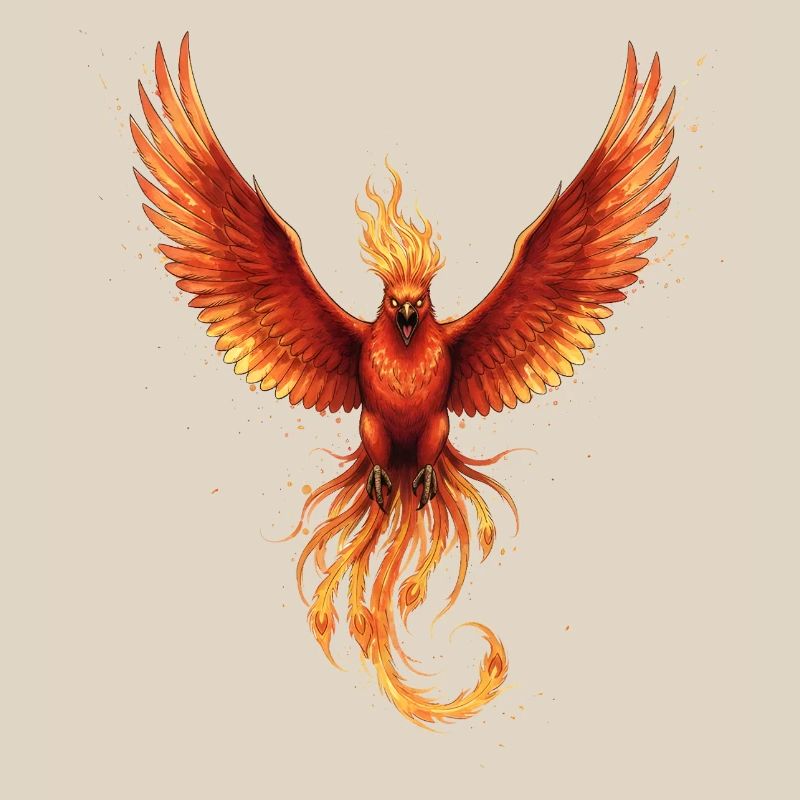 Fire Phoenix Flame Flight