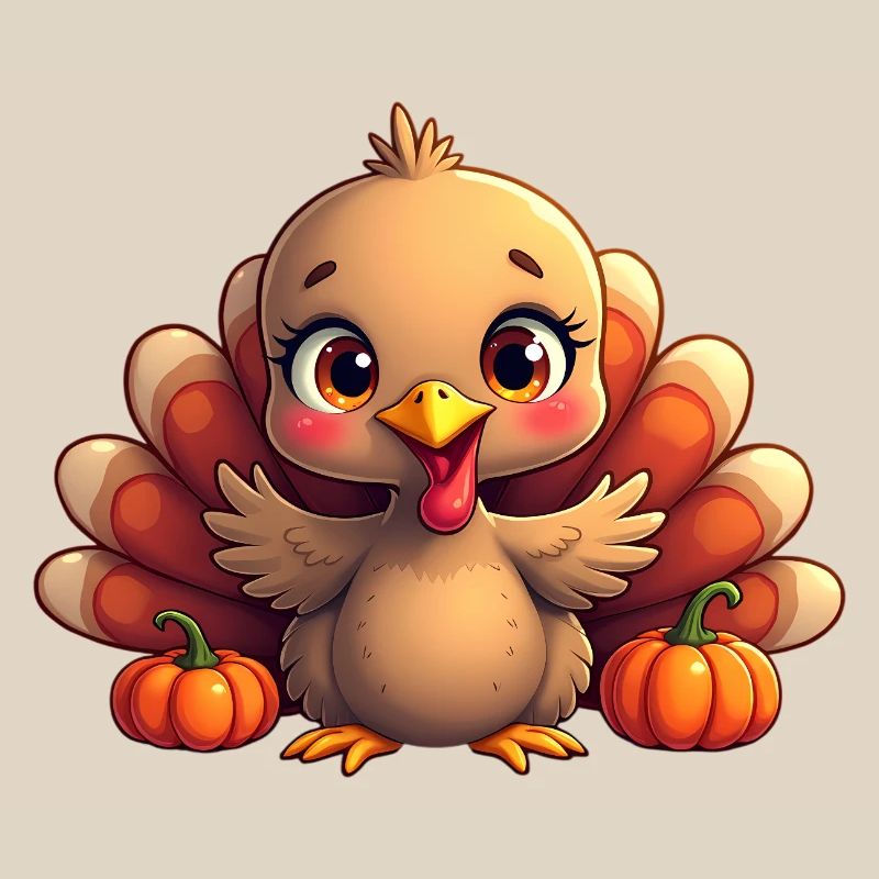Bébé dinde de Thanksgiving