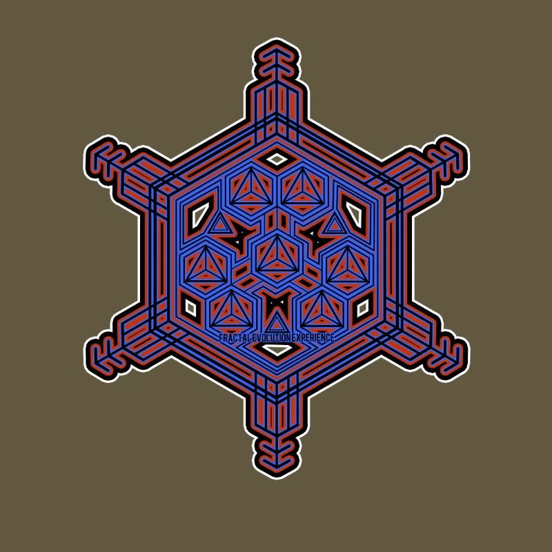 Fraktal Evolution Experience Stern Hexagon Muster