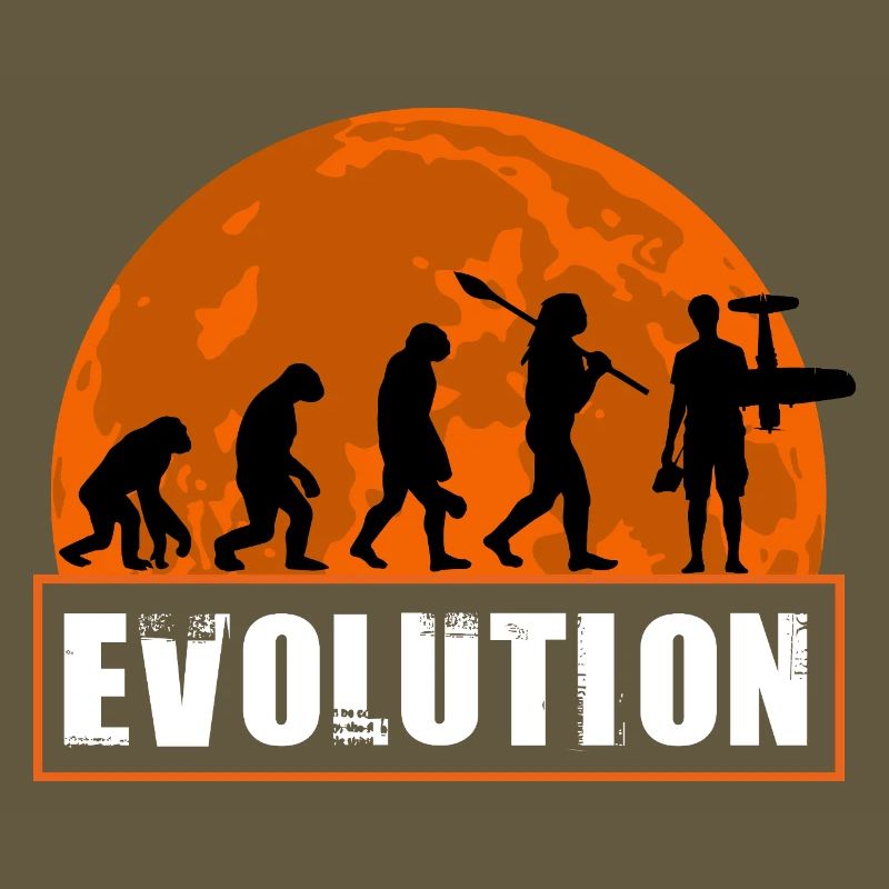 Funny RC_Plane Human Evolution RC Flight Owner