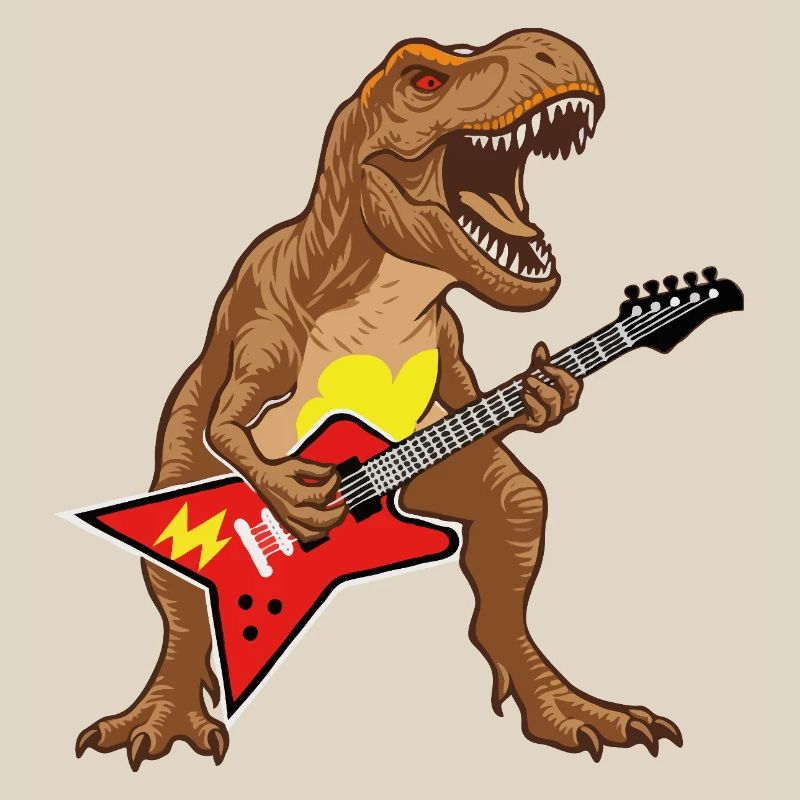 T-Rex rocks with Flying V