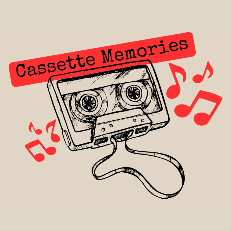 Mémoires cassette - Cassette rétro