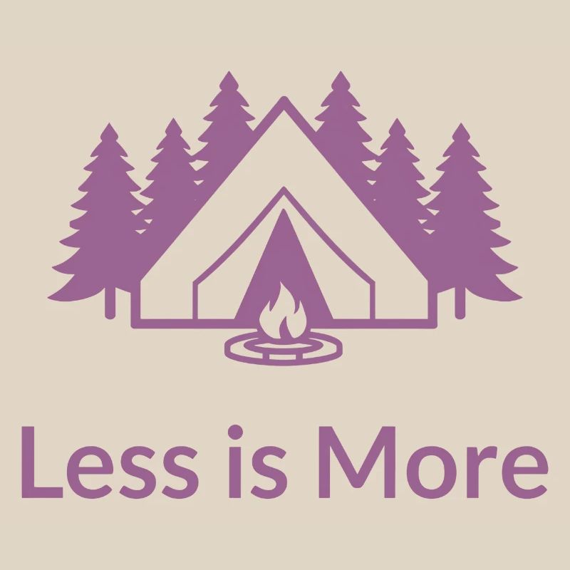 Less Is More – Minimalist Camping Forest