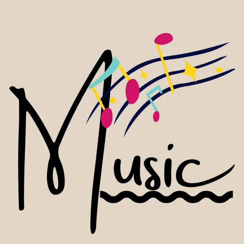 Colored Music Notes