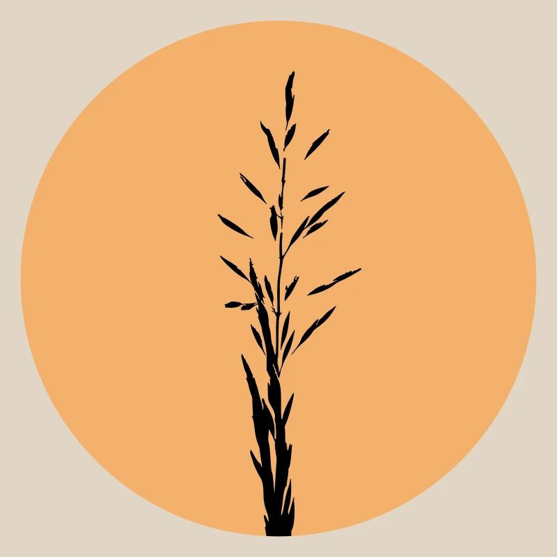  Silhouette in Sunset Circle