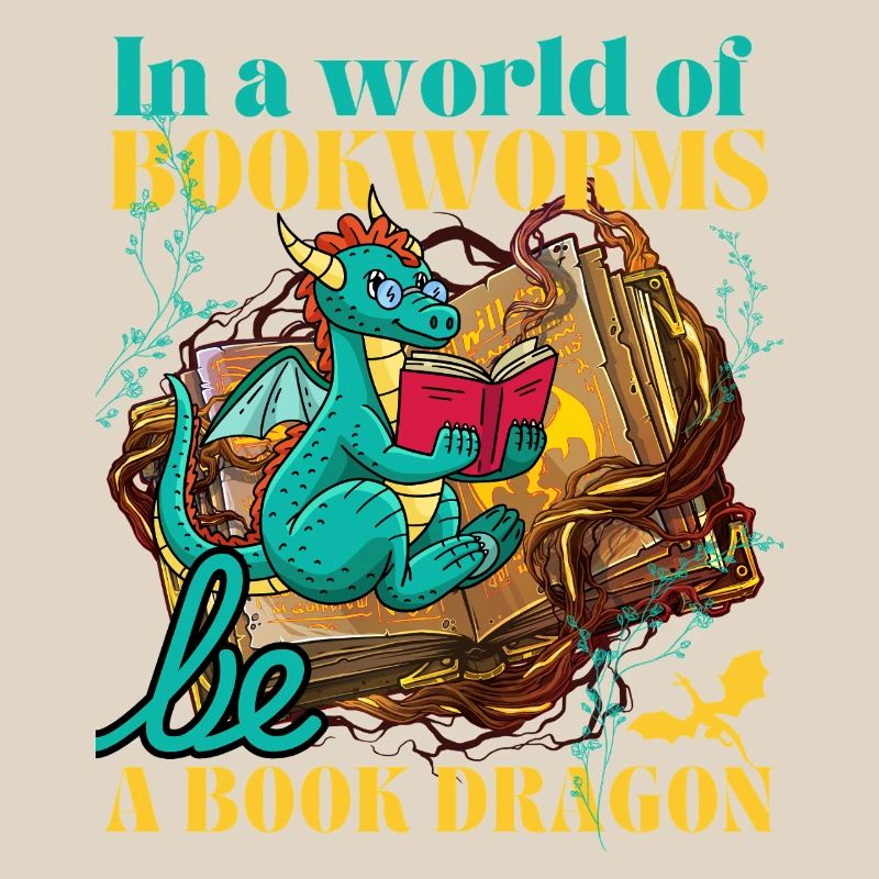 In einer Welt voller Bücherwarms sei ein Drache