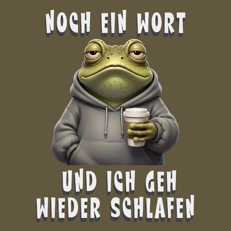 Grumpy Frog Coffee Mood
