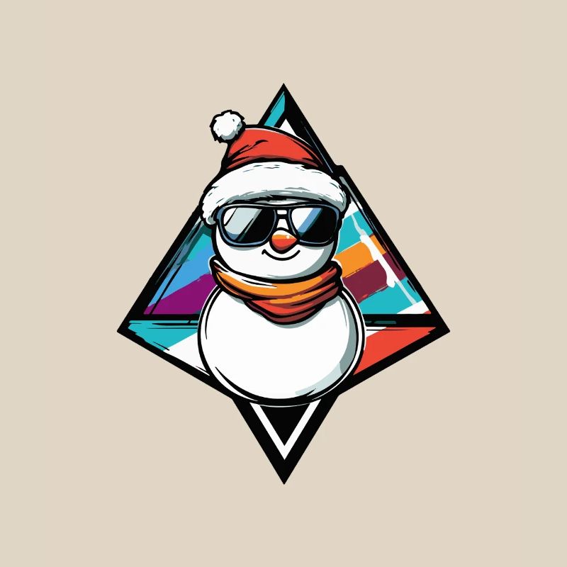 Snowman with Sunglasses Comic