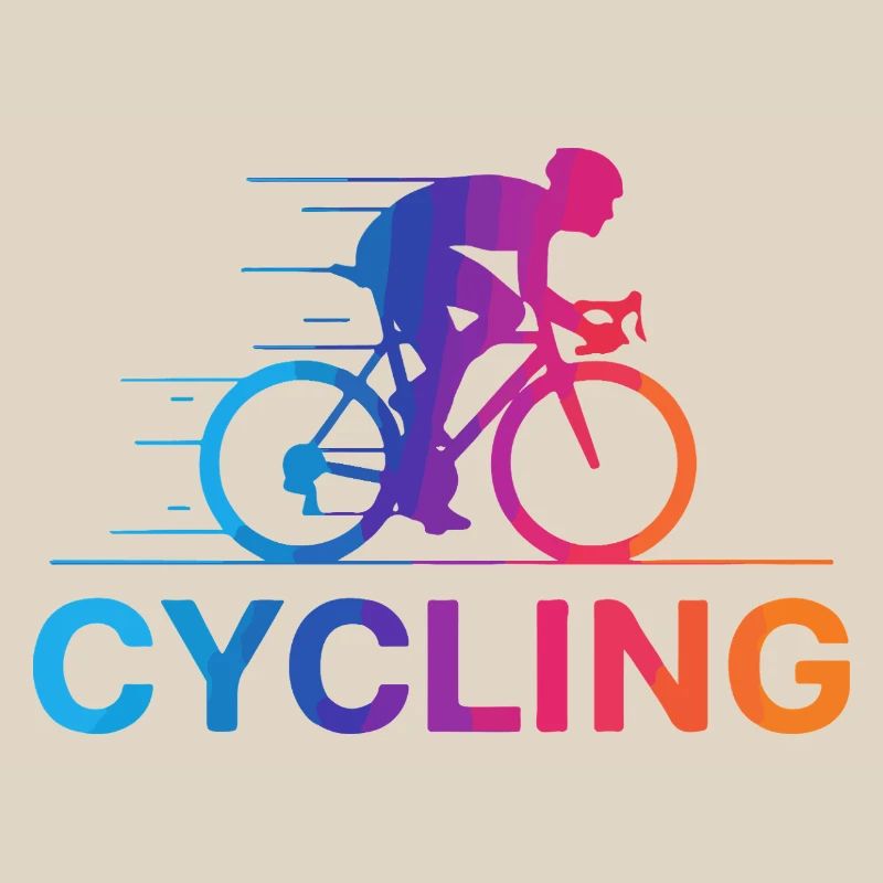Gradient vibrant du cyclisme