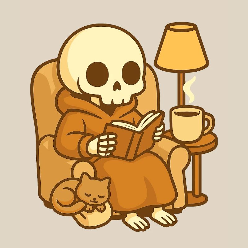 Reading Skeleton – Lecture Douillette