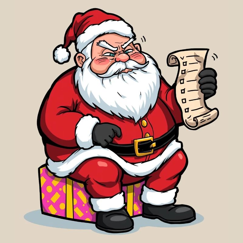 Weihnachtsmann-Humor-Checkliste