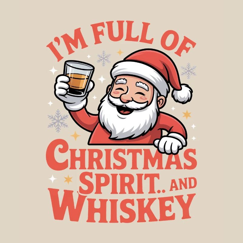 Weihnachts-Whiskey-Weihnachtsgeist