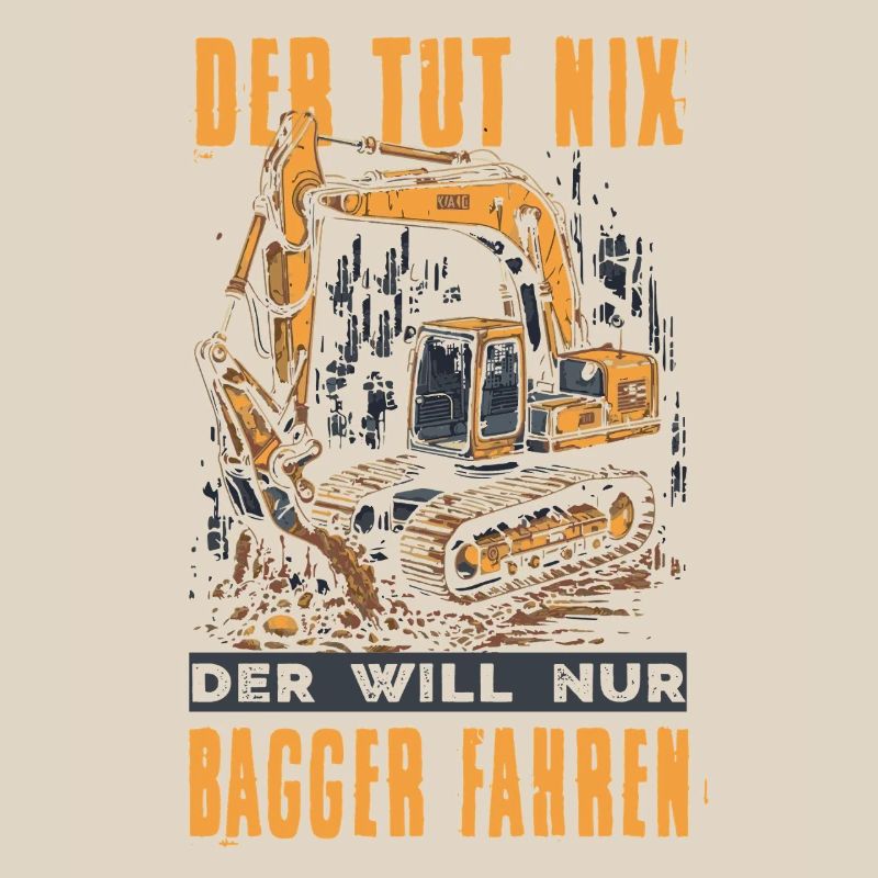 Baggerfahrer Geschenke Baggerführer Baustelle