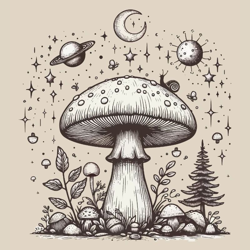 Toadstool Mushroom Psilo