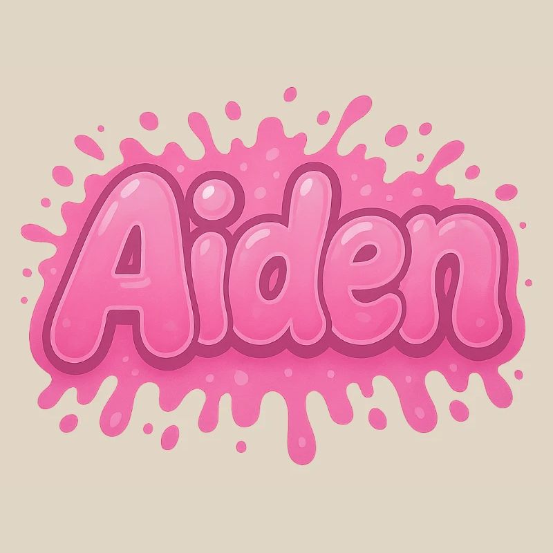 Graffiti Aiden Personalized name ideal gift printable on