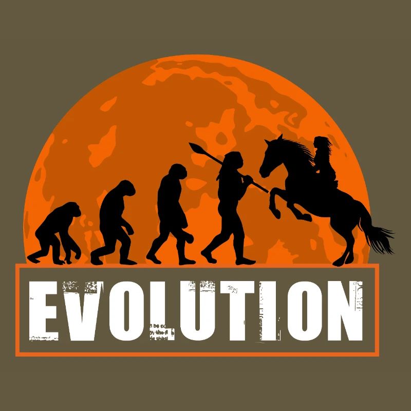 Évolution du jockey de courses de chevaux Cavalier