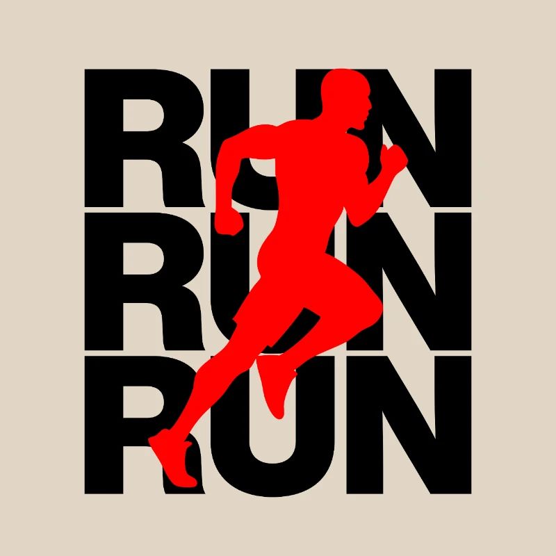 JOGGING MAN, PUISSANCE DE COURSE ! PASSION POUR LA COURSE, LA COURSE